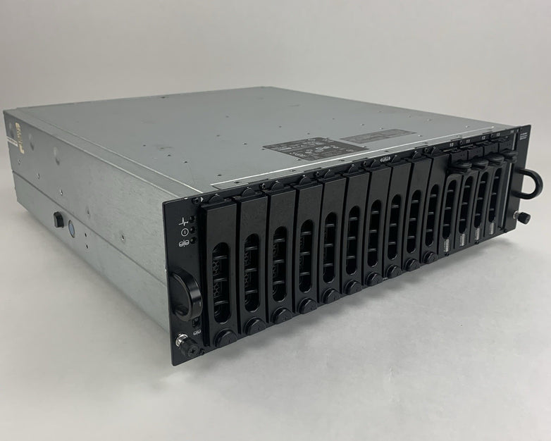 Dell PowerVault MD3000i AMP01 Storage Array 4x Cad 2x PSUs No HDDs/Controllers