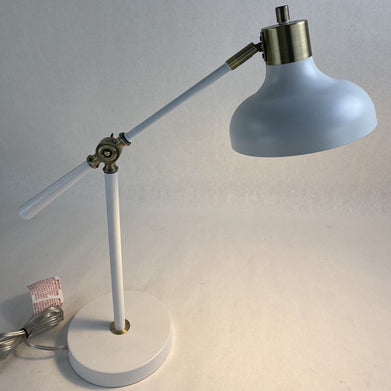 Huntington Home PL2203355 E26 LED Desk Lamp Home Office Study White 9W