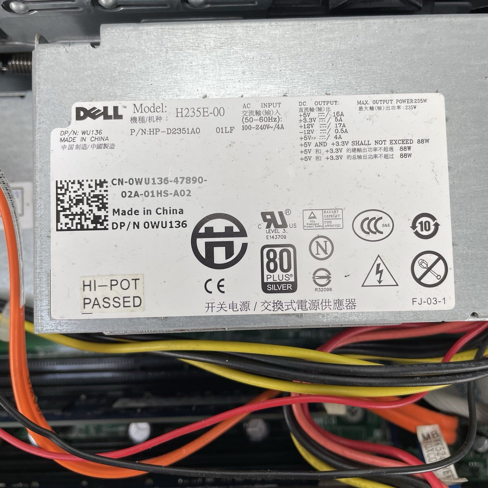 Dell Optiplex 780 SFF Core 2 Duo E8400 3.00 GHz 4 GB RAM No HDD/OS13