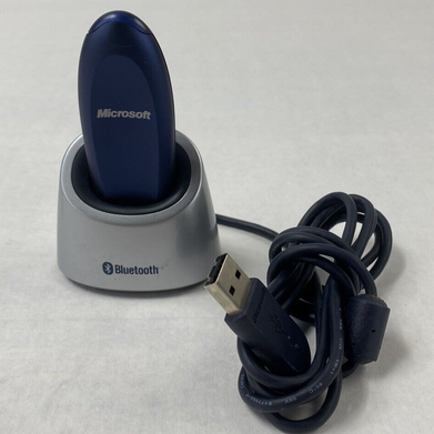 Lot of 3 Microsoft USB Wireless Transceiver for Bluetooth With Original Base