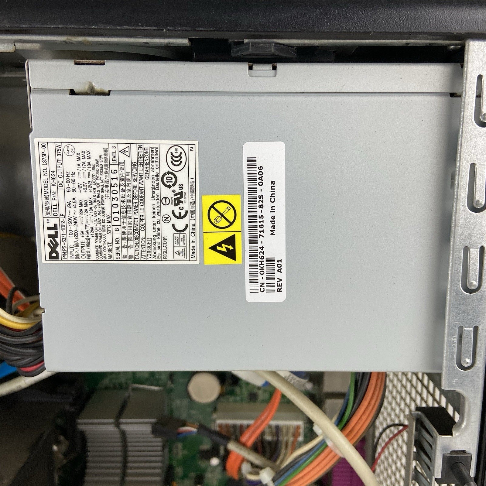 Dell Precision T3400 MT Intel  Q6600 2.4GHz 4GB RAM No HDDOS Quadro P58810