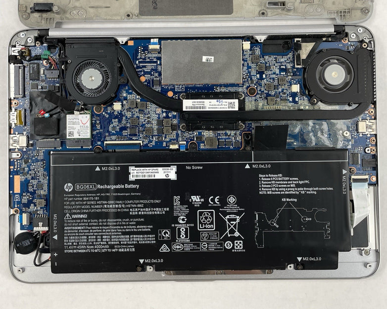HP EliteBook Folio 1040 G3 14" i7-6600U 2.60 GHz 16 GB RAM No SSD/OS/AC