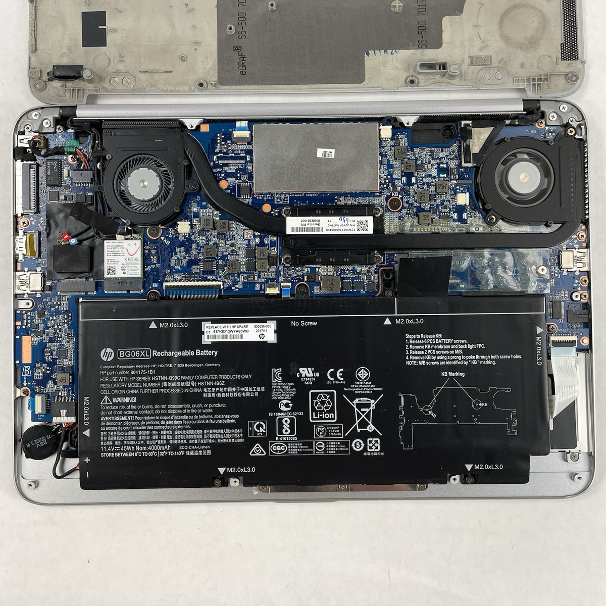 HP EliteBook Folio 1040 G3 14" i7-6600U 2.60 GHz 16 GB RAM No SSD/OS/AC16