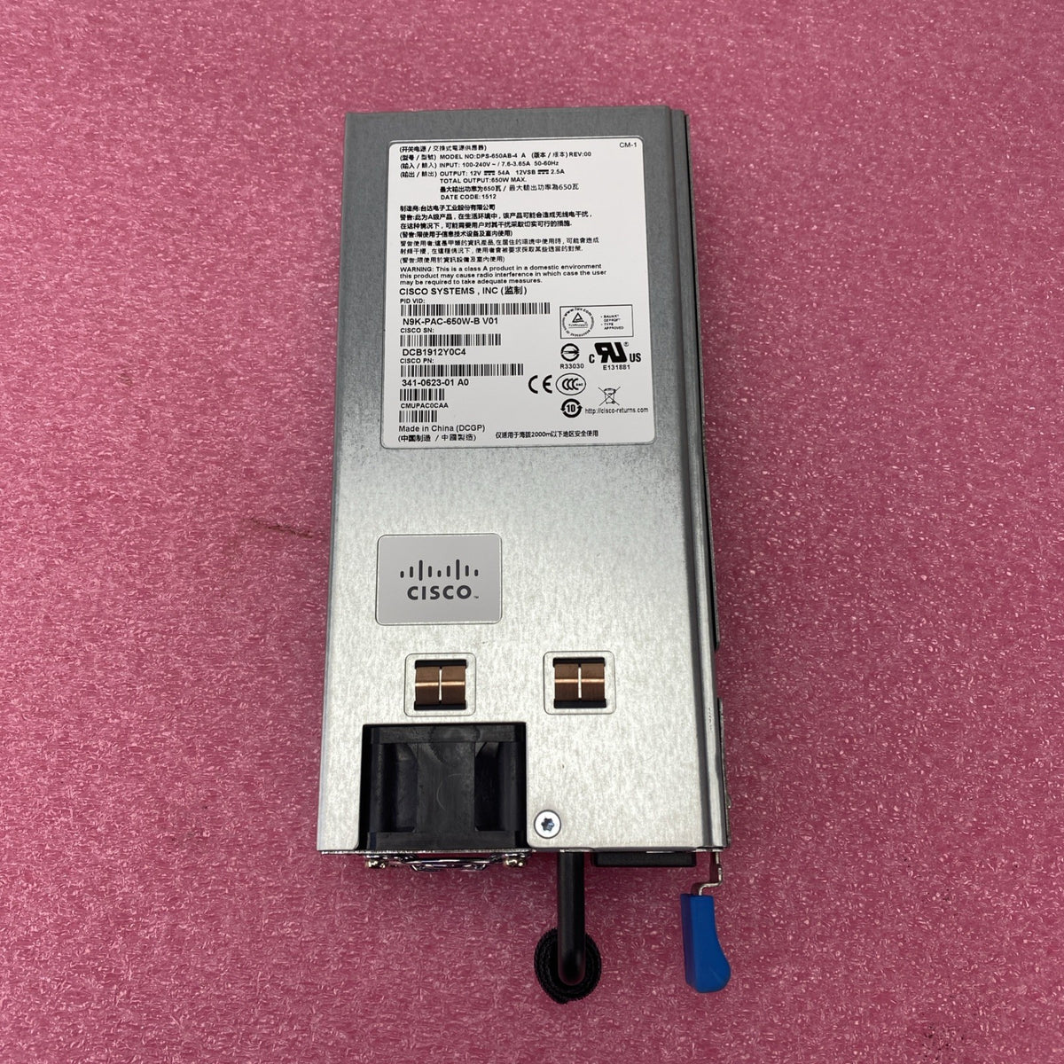Cisco DPS-650AB-4 Switching Power Supply No Power Cord - Lot of 22