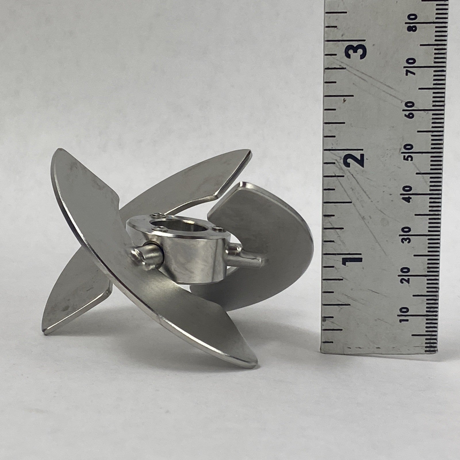 BBI Biotech Bioreactor 3-Blade Segment Impeller Ø 67mm 10mm Shaft10