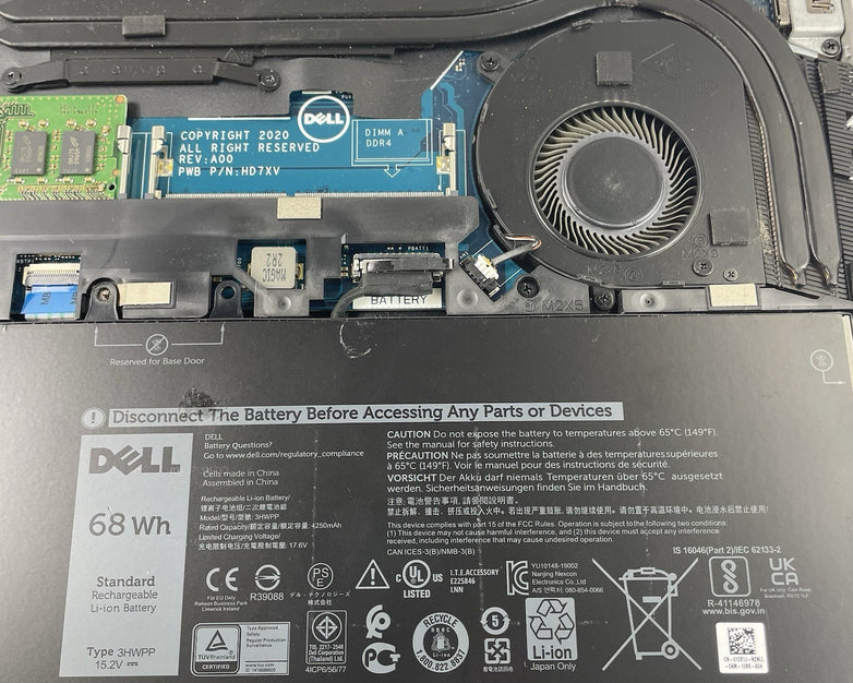 Dell Latitude 5510 15.6" i5-10210U 1.60 GHz 8 GB RAM No SSD/OS/AC - READ