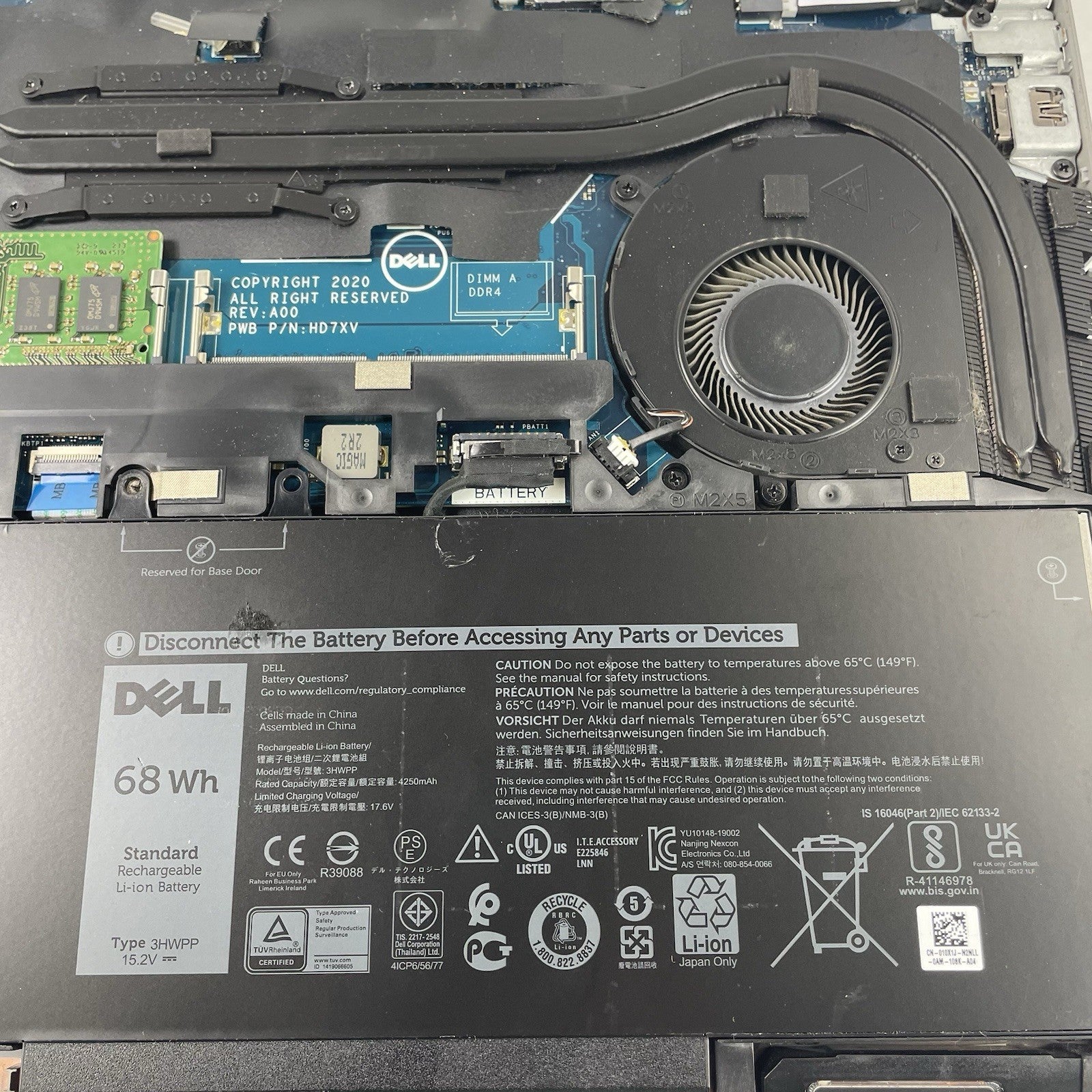 Dell Latitude 5510 15.6" i5-10210U 1.60 GHz 8 GB RAM No SSD/OS/AC - READ16