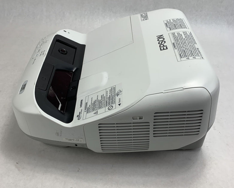 Epson BrightLink 595Wi H599A LCD Projector 2993 Lamp Hours - No Remote Loud Fan