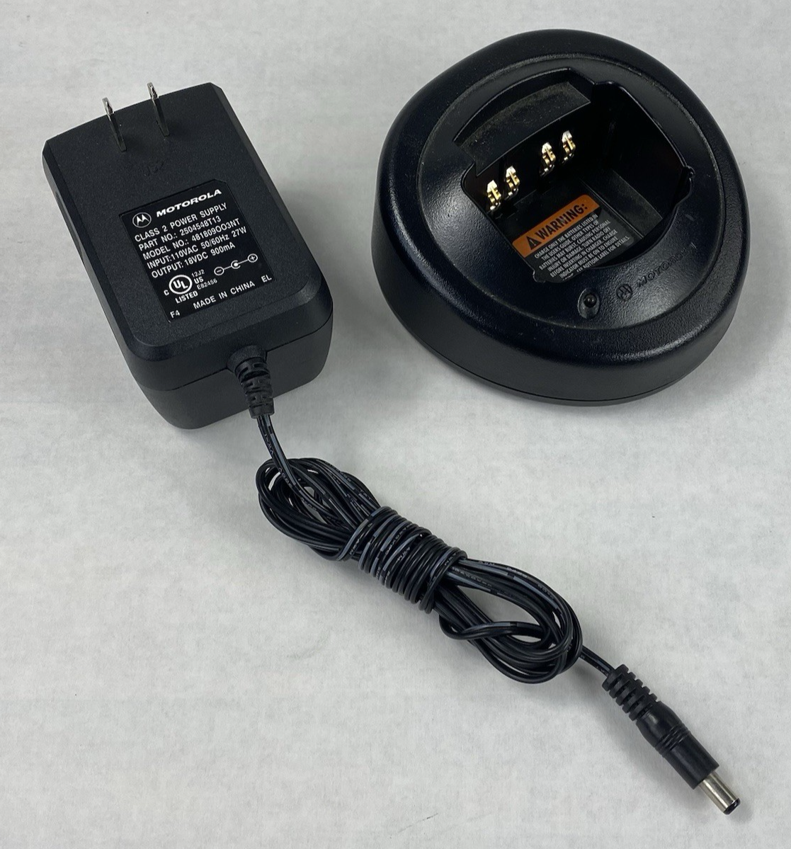 Motorola HTN9000B Single Cup Rapid Charging Dock with Power Supply