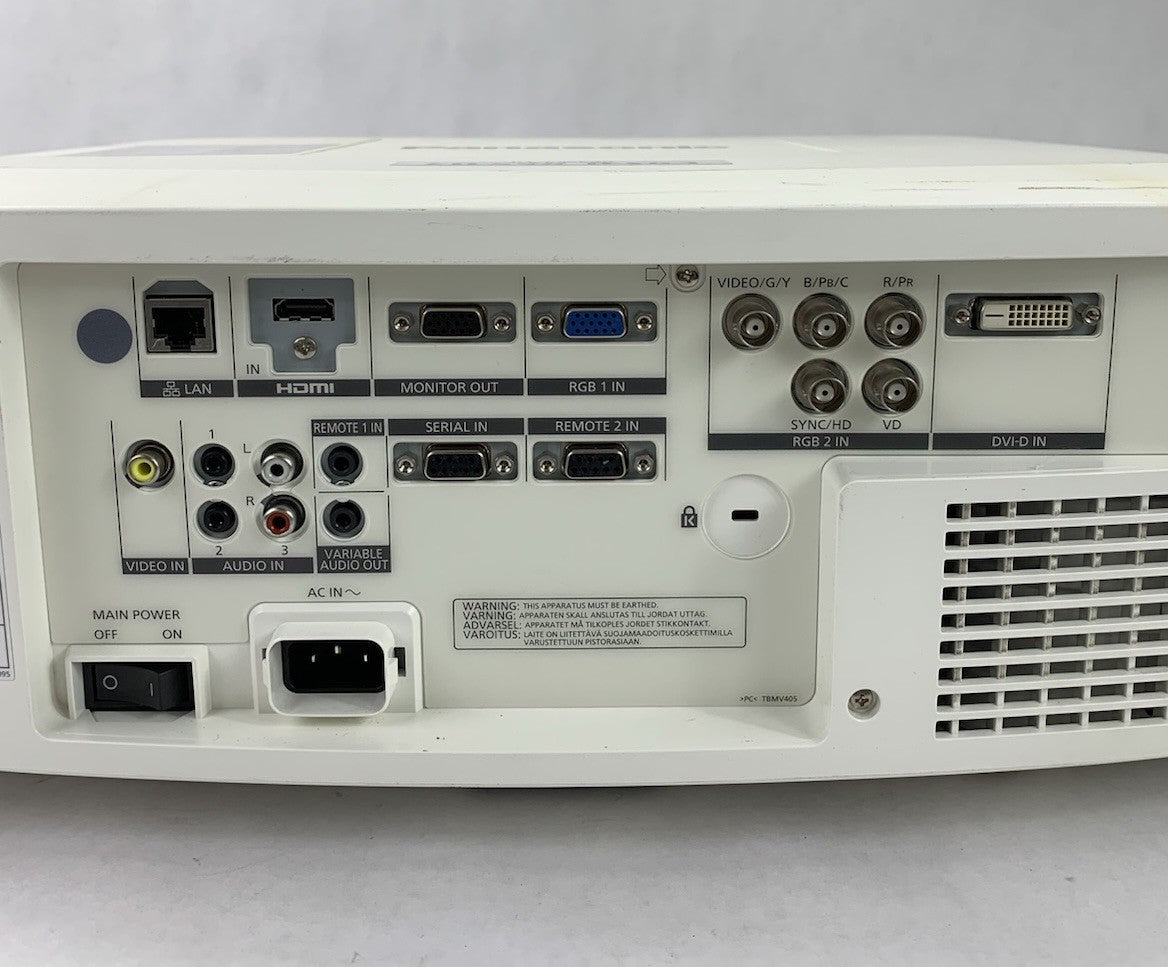 Panasonic PT-EW540 LCD Projector No Cords No Remote