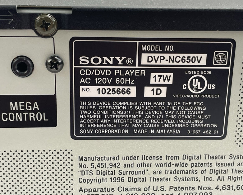 Sony DVP-NC650V CD DVD