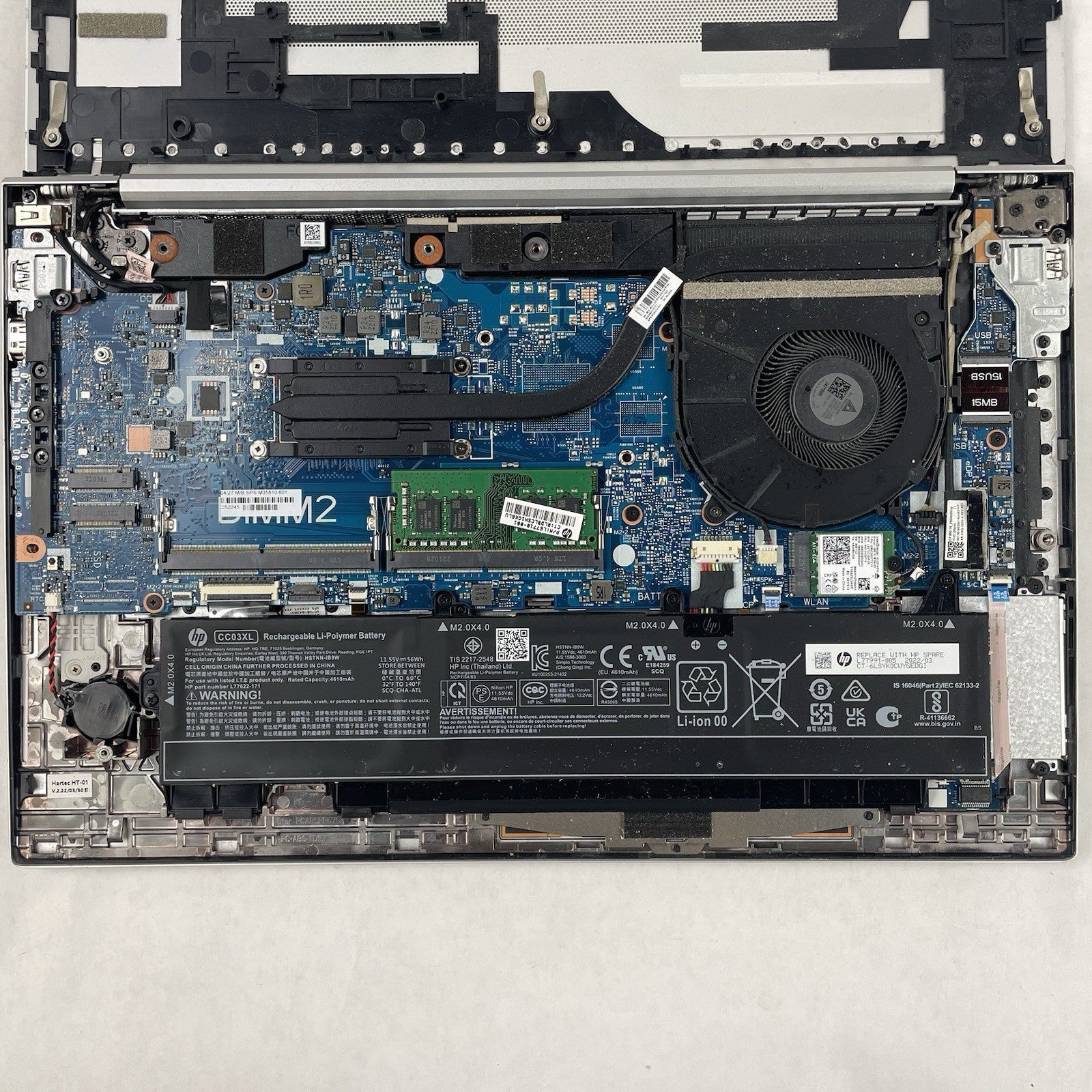 HP EliteBook 850 G8 15.6" i7-1185G7 3.00 GHz 16 GB RAM No SSD/OS/AC17