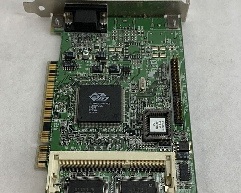 ATI 109-41900-00 GPU VGA W/ Memory Module Slot