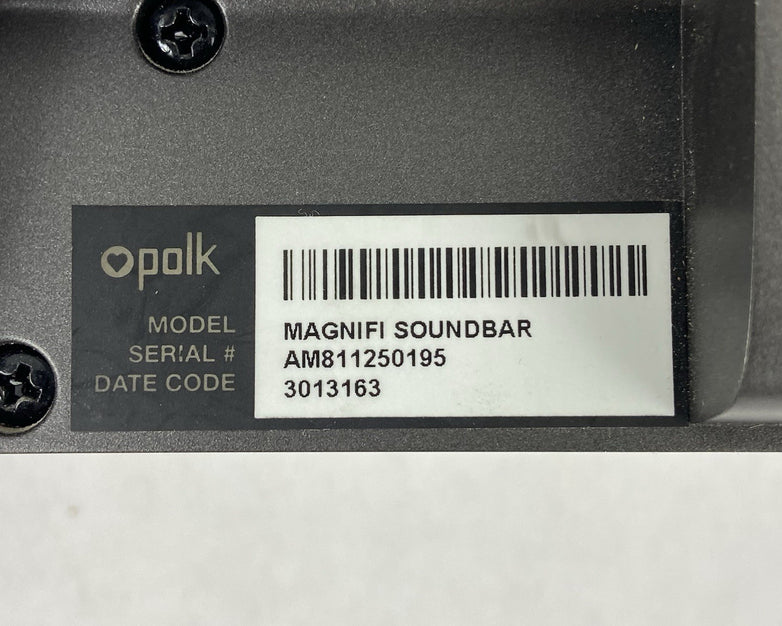 Polk MagniFi Soundbar & Subwoofer Charcoal Gray
