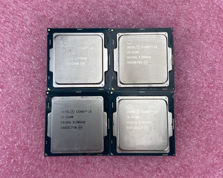 Intel Core i3-6100 SR2HG 3.7GHz Desktop Processor Lot of 4