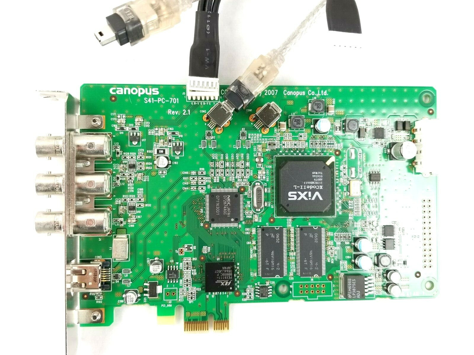 Canopus NHX-E2 PCI-E Non-Linear Editing Card with NHX-E1