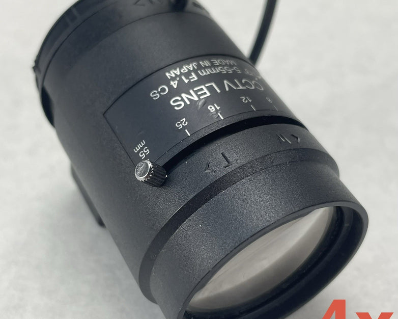 NAV CCTV Lens NAV5-55DC 1/3" 5-55MM F1.4 CS DC-Automatic Iris Lot of 4