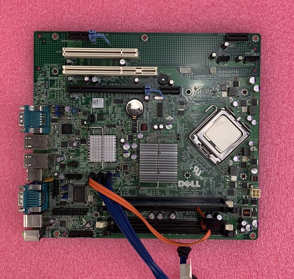 Dell Optiplex XE 1D4TT Motherboard Intel Core 2 Duo E7400 2GB RAM No Shield