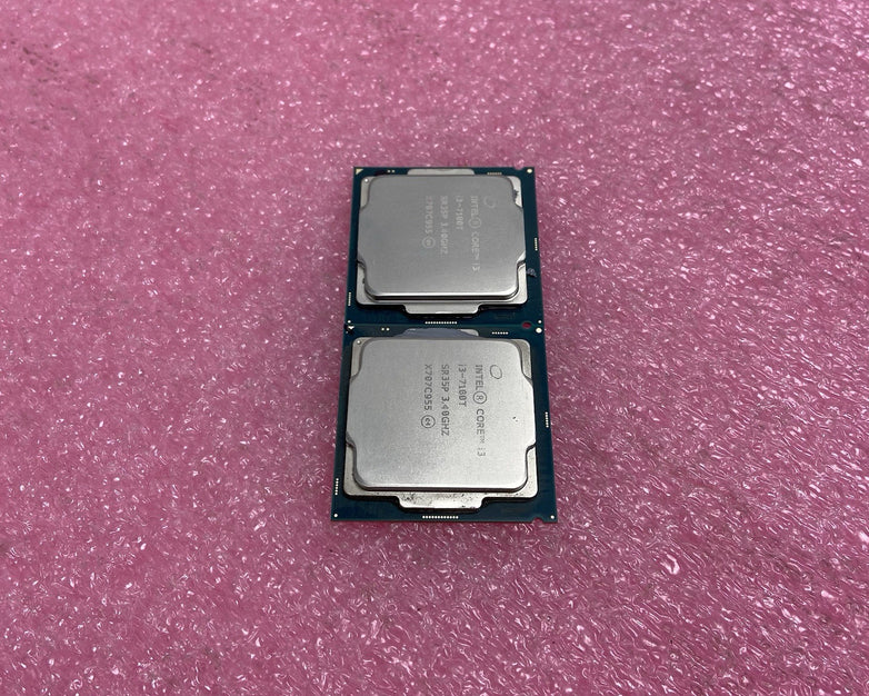Lot of 2 Intel Core i3-7100T SR35P 3.4GHz Desktop CPU