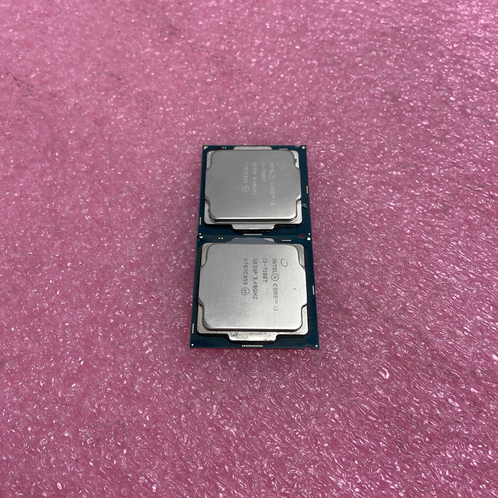 Lot of 2 Intel Core i3-7100T SR35P 3.4GHz Desktop CPU2