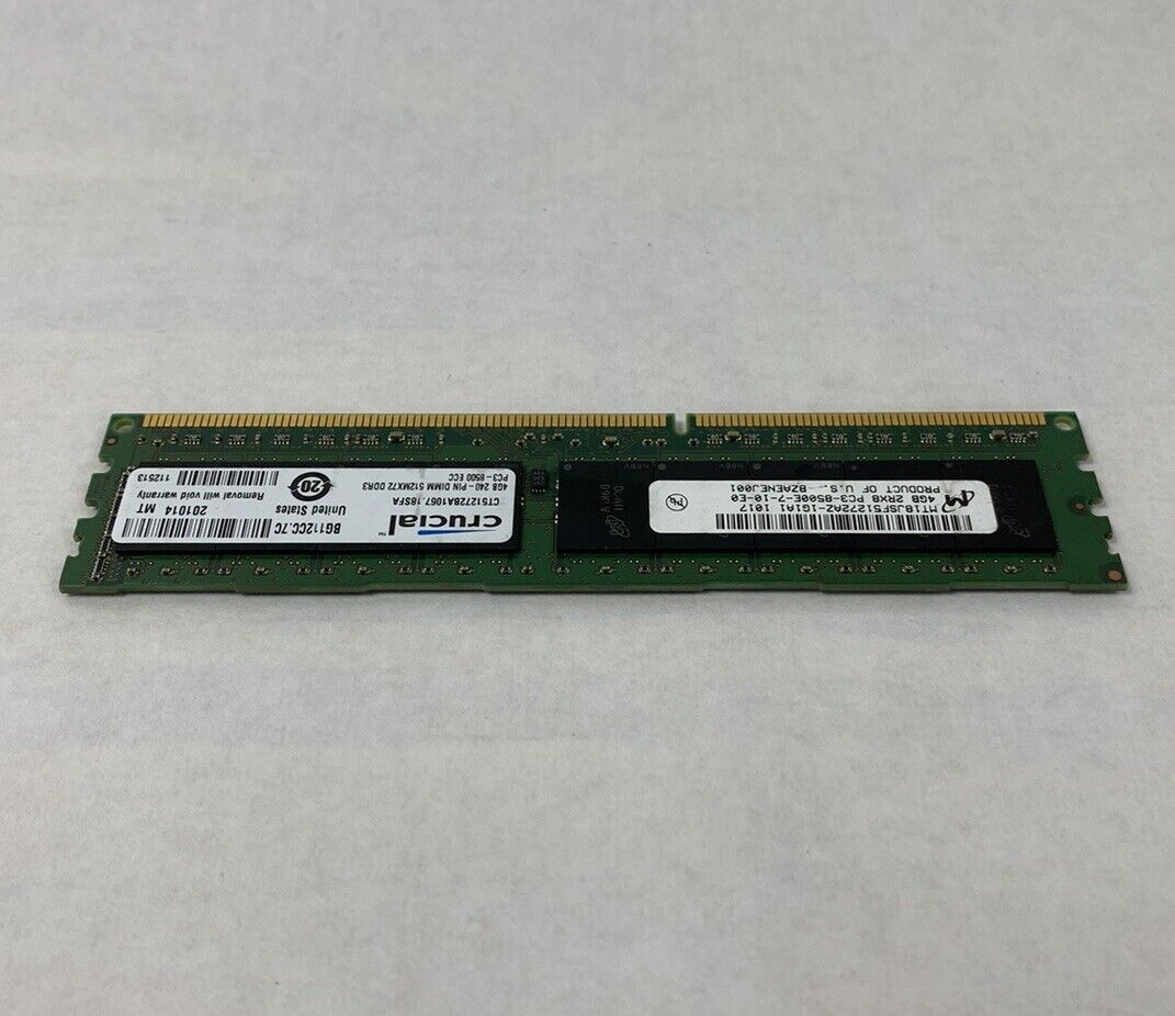 16GB Kit 4GBx4 2RX8 PC3-8500E RAM