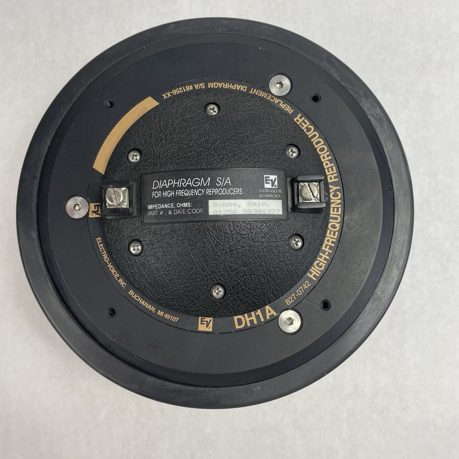 ElectroVoice EV DH1A High Frequency Horn Driver Speaker