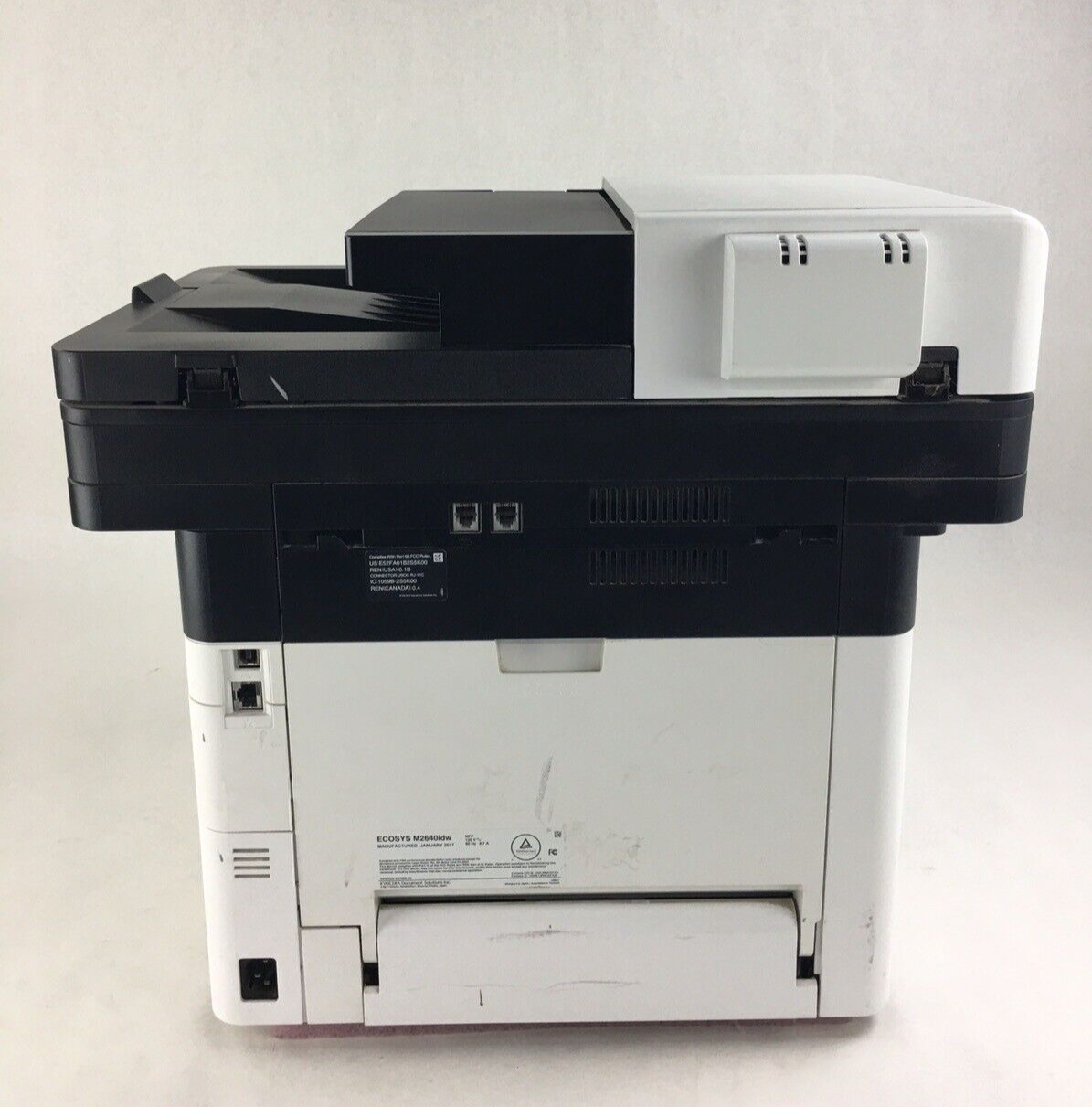 Kyocera ECOSYS M2640idw All-in-One Monochrome Laser Printer Tested Bad Wireless