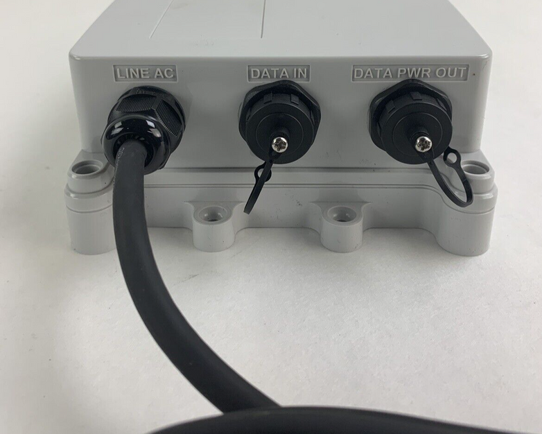 Microsemi PowerDsine PWR-INJ60GO/AC-NA 1-Port 60W Gigabit PoE Outdoor Midspan