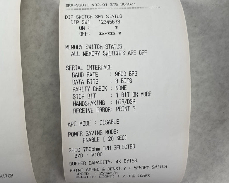 Bixolon SRP-330II Monochrome Thermal Printer Tested