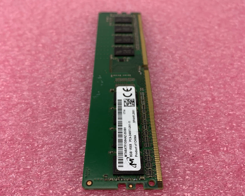 Micron MTA8ATF1G64AZ-2G3B1 PC4-2400T-UA1-11 8GB 1Rx8 Desktop Memory RAM