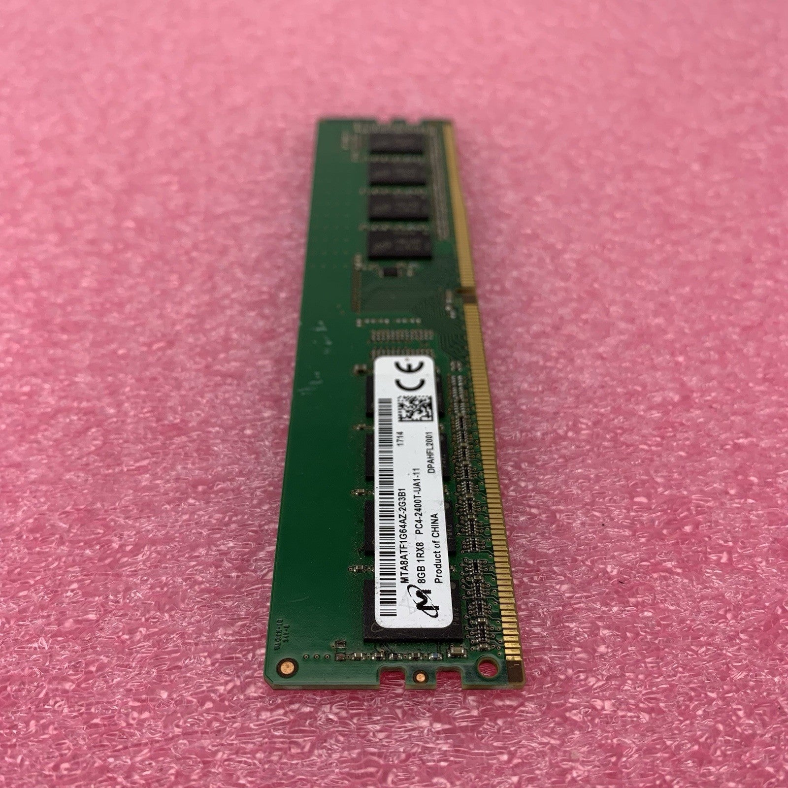 Micron MTA8ATF1G64AZ-2G3B1 PC4-2400T-UA1-11 8GB 1Rx8 Desktop Memory RAM4