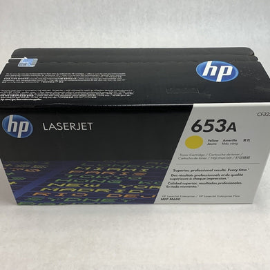 HP CF322A 653A 8345B001 Yellow Toner Cartridge Exp. Nov 2023
