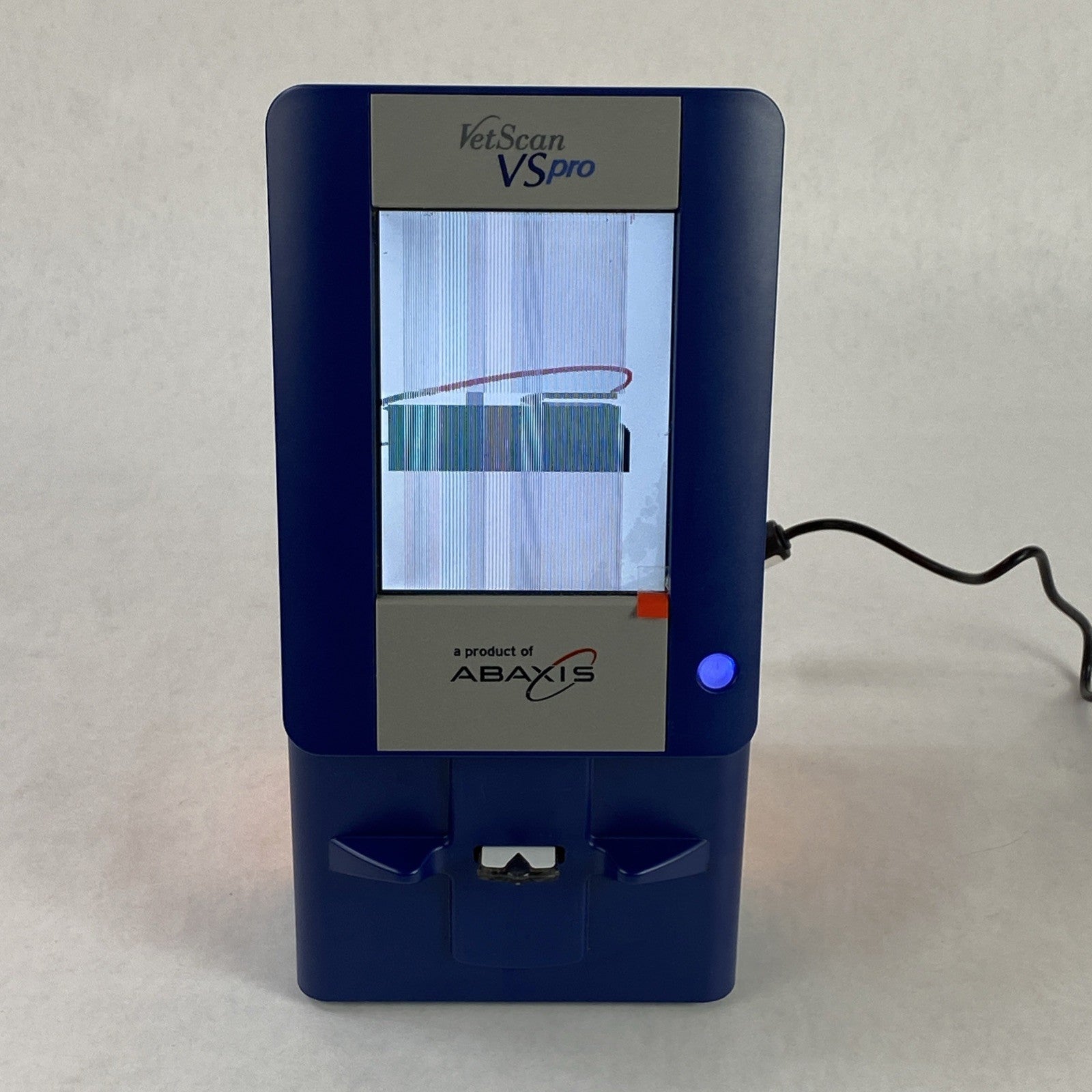 Abaxis VetScan VSpro Analyzer 740-0000 w/ AC Adapter - Bad Screen1