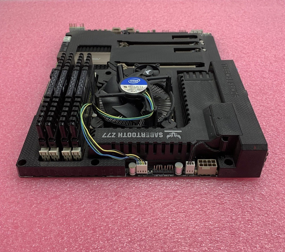 Asus Sabertooth Z77 Motherboard Intel i7-3770 3.4GHz 16GB RAM w/ Shield