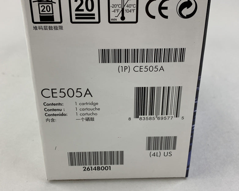 HP LaserJet 05A CE505A Standard Yield Black Toner NEW Sealed OEM
