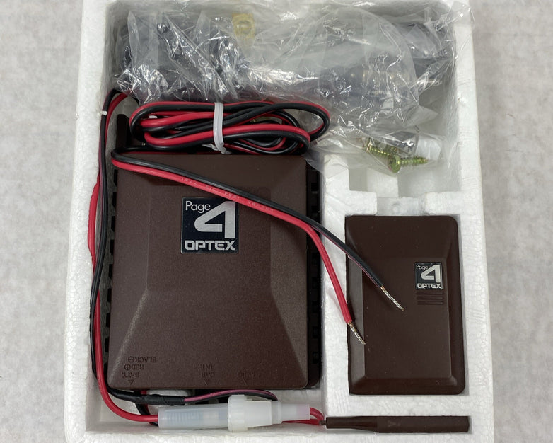 Optex WG-5 Page 4 Vehicle Alarm System