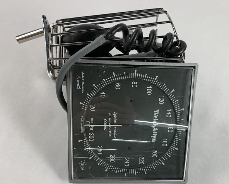 Welch Allyn CE0297 Sphygmomanometer Dark Grey With Basket and Pressure Regulator