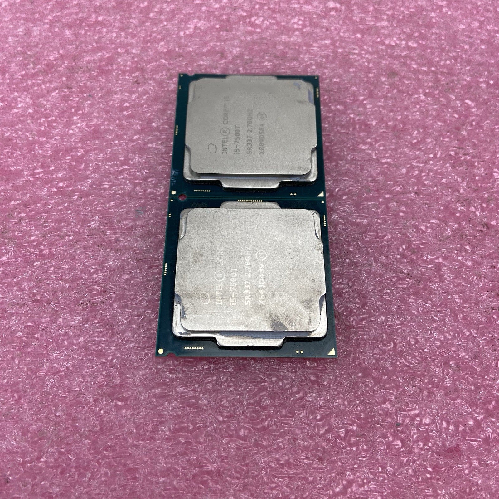 Intel Core i5-7500T SR337 2.7GHz Dekstop CPU lot of 2 4