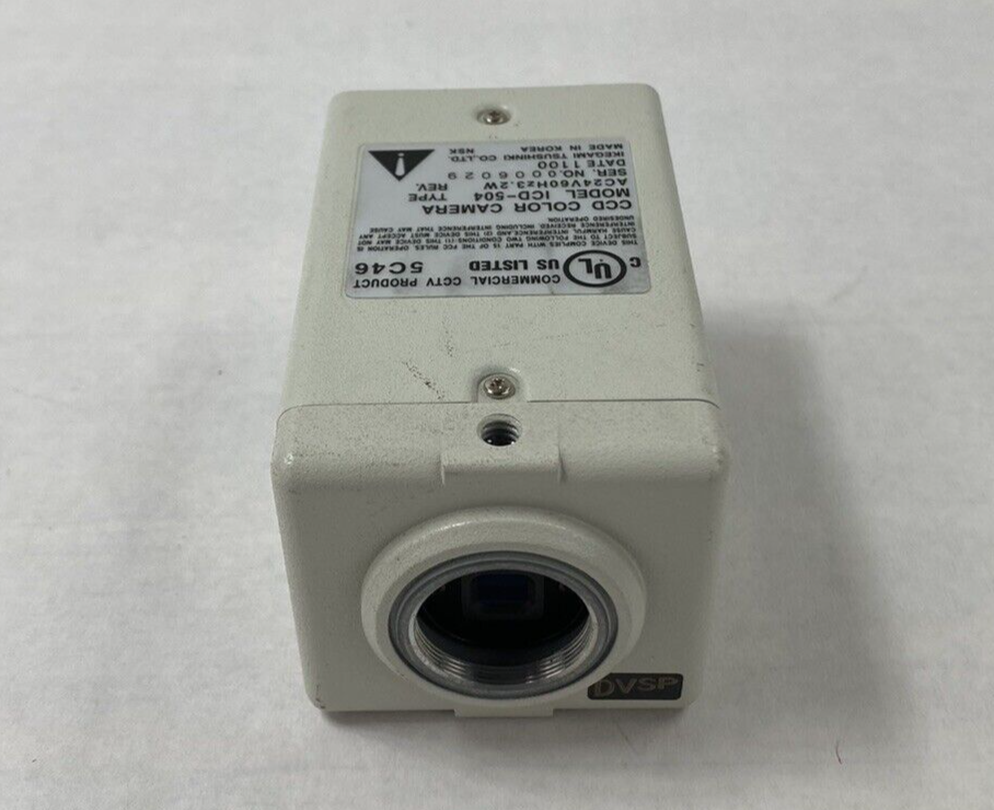 For Parts or Repair Ikegami Tsushinki ICD-504 CCD Color Camera No Lens
