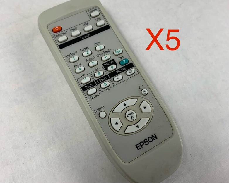 Lot of 5 Epson 150672700 Remote Controller