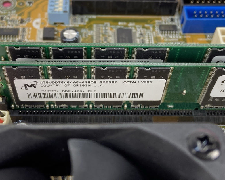 ASUS A7V400-MX Motherboard AMD Athlon 1.35GHz 1GB RAM No IO Shield