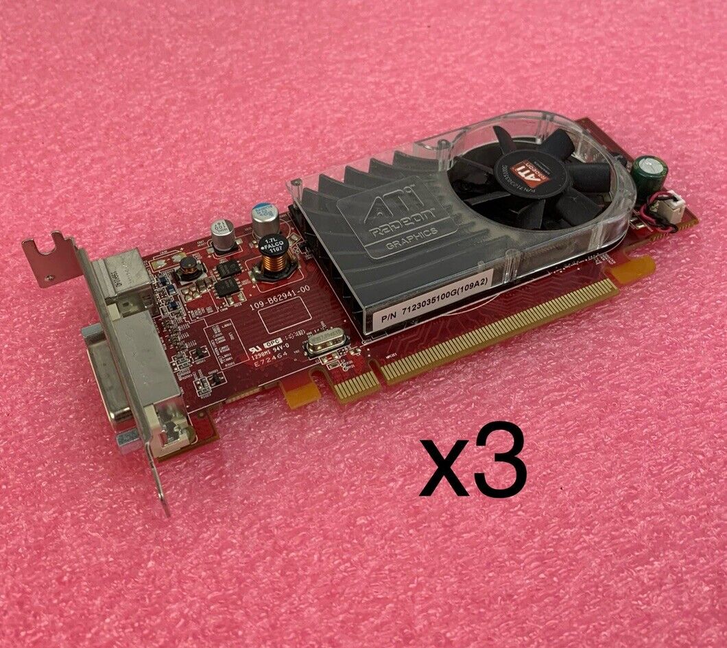 Advanced Micro Devices B629 Graphics Card 0Y103D Short PCIe Bracket (Lot of 3)