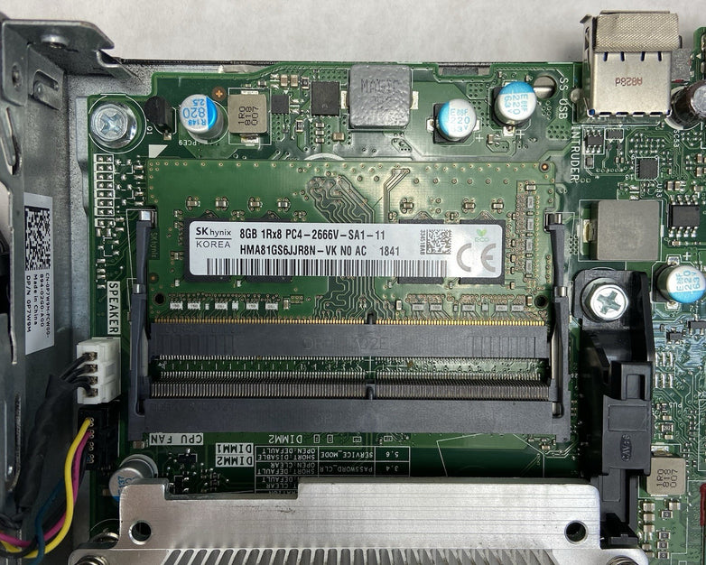 Dell Optiplex 7060 Micro Intel Core i5-8500T 2.1GHz 8GB RAM No HDD/OS/AC