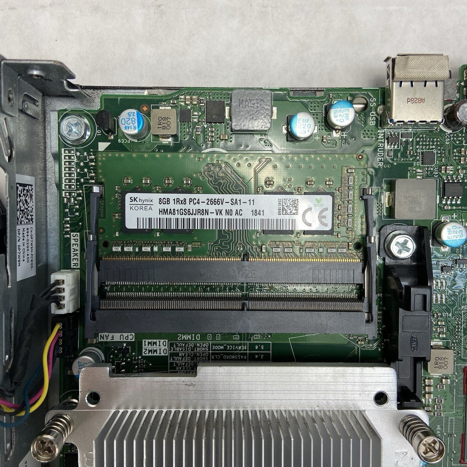 Dell Optiplex 7060 Micro Intel Core i5-8500T 2.1GHz 8GB RAM No HDD/OS/AC12