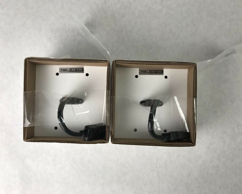Panel Crafters 1-Gang HDMI Wall Plate S66227-WQ555720 Lot of (2)