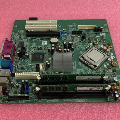 Dell OG214D Motherboard Intel Core 2 Duo E8400 3.00GHz 2GB RAM No Shield