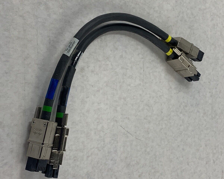 Lot( 2 ) Cisco 37-1122-01 FGenuine Power Stack Cable CAB-SPWR-30CM