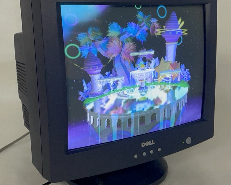 Dell 17" E773s  VGA CRT Monitor Tested And Working