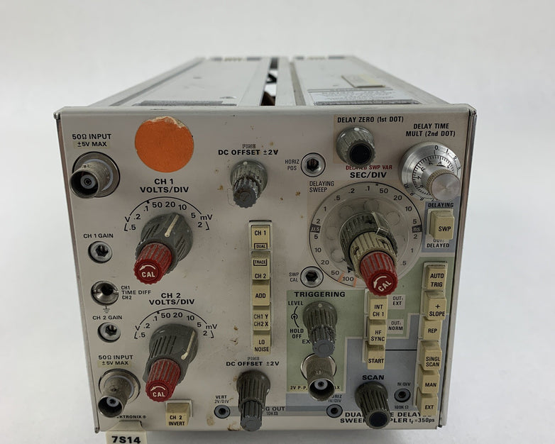 Tektronix 7S14 Dual Trace Delayed Sweep Sampler 7000 Series Oscilloscopes