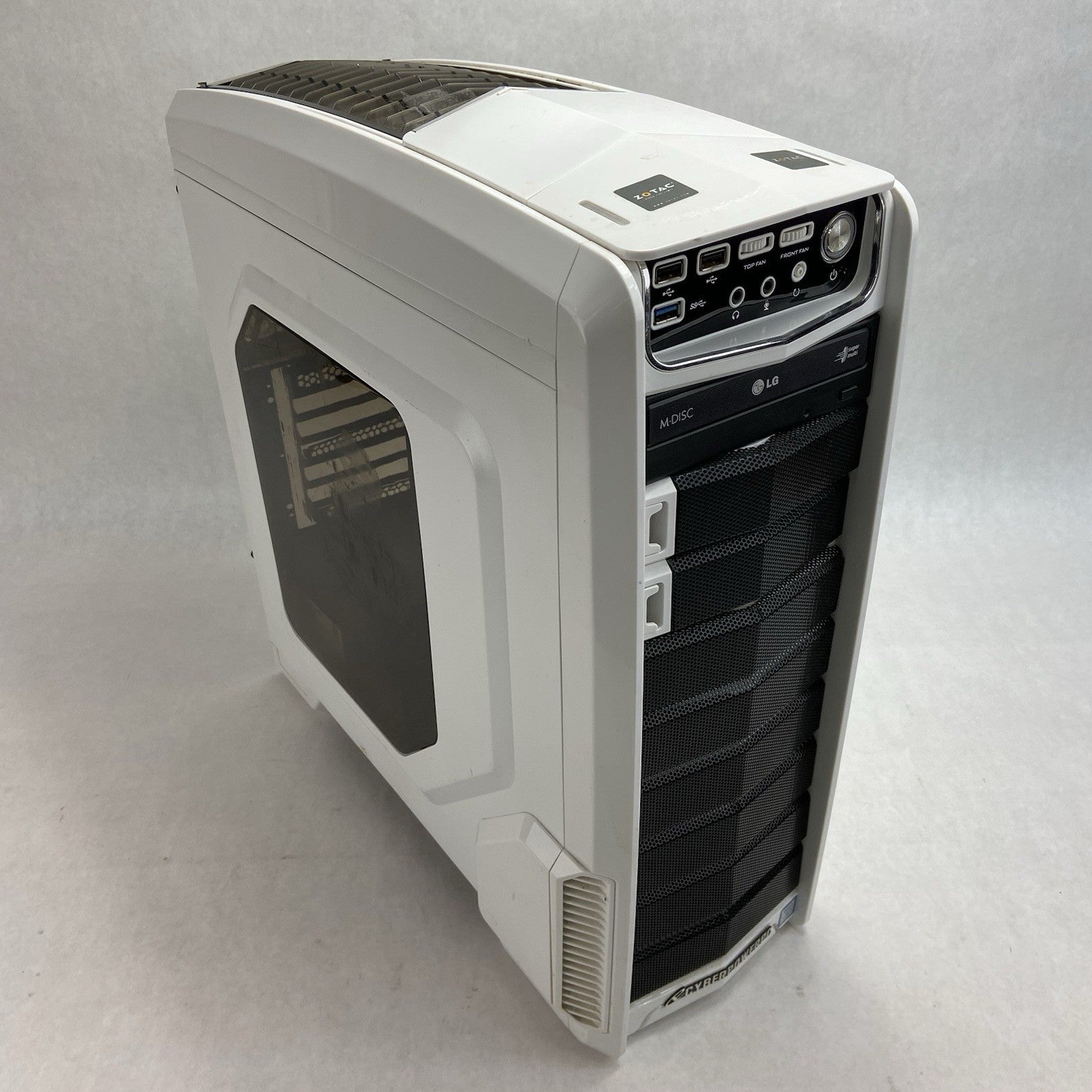 Cyber Power Mid Tower Gaming Computer Case ATNG ATM-600FB 600W ATX PSU 80 PLUS0